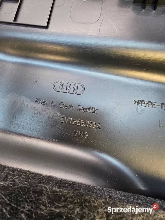 OSŁONA TYLNEJ ŚCIANY AUDI A3 8V CABRIO śląskie Przystajń
