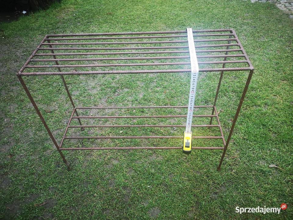 Półka dwupoziomowa z pretow metalowych Wałbrzych