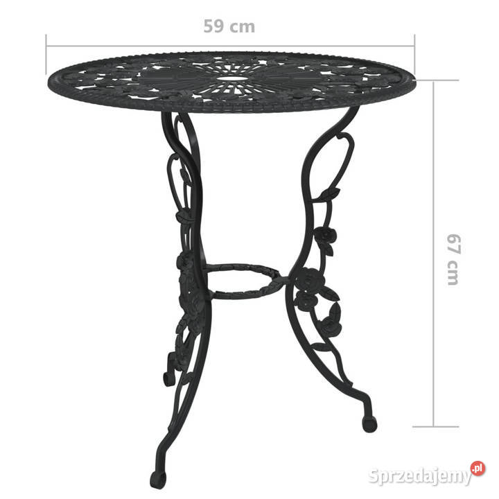 3cz zestaw mebli bistro ze stopu aluminium Warszawa