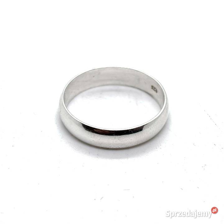 Nowa Srebrna Obrączka Próby 925 337g Rozmiar 24 srebro