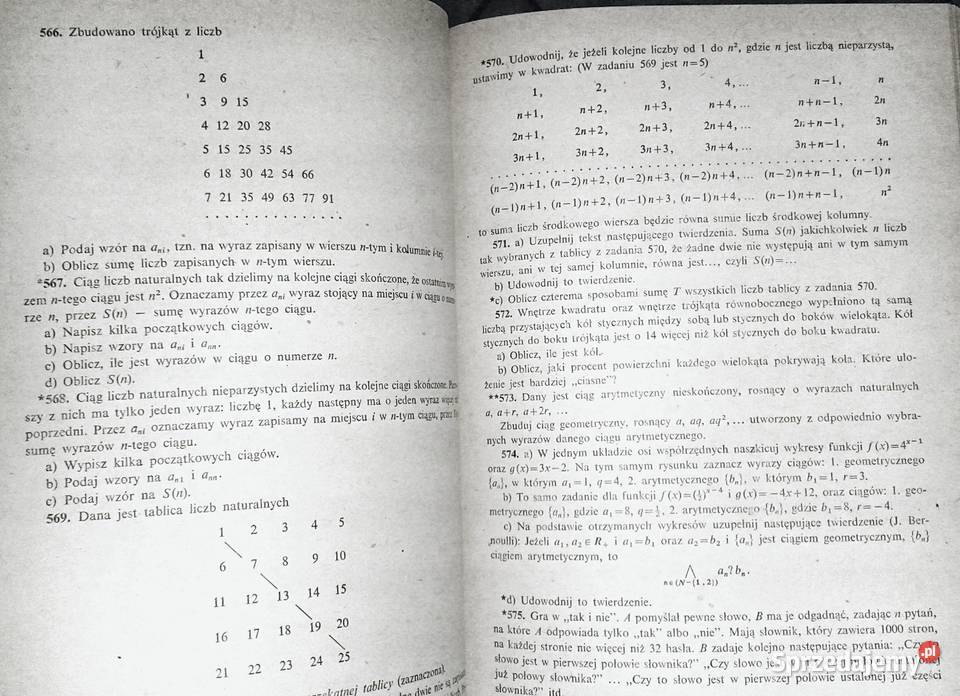 Algebra Zbiór zadań z matematyki elementarnej A lubelskie Chełm
