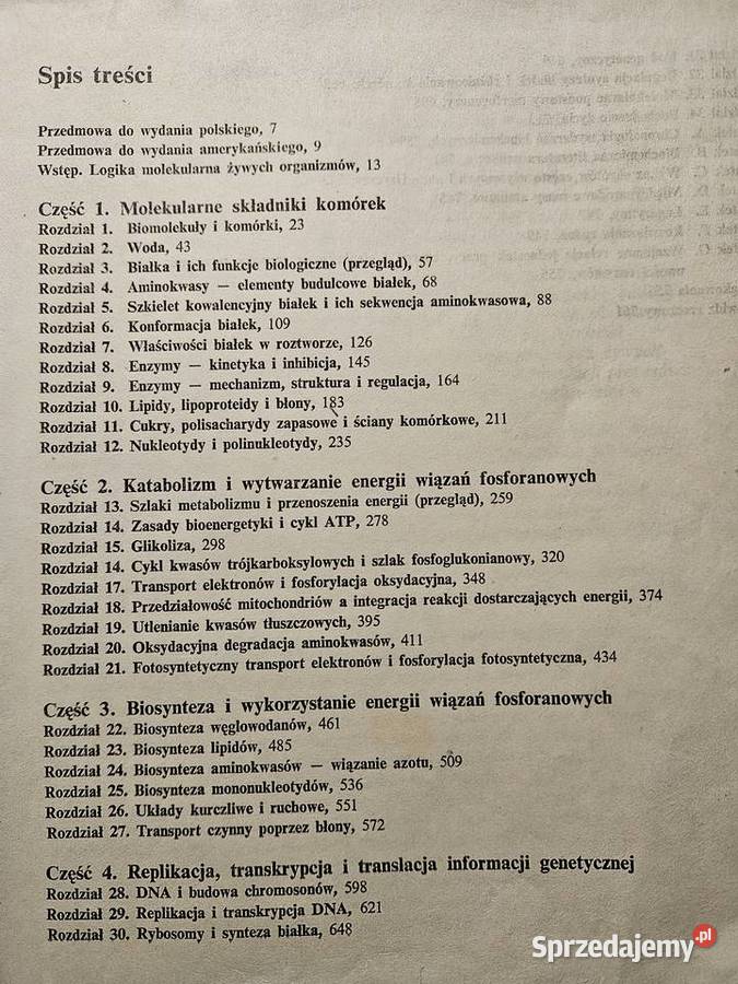 Biochemia Albert L Lehninger Rok wydania 1979 Gdynia