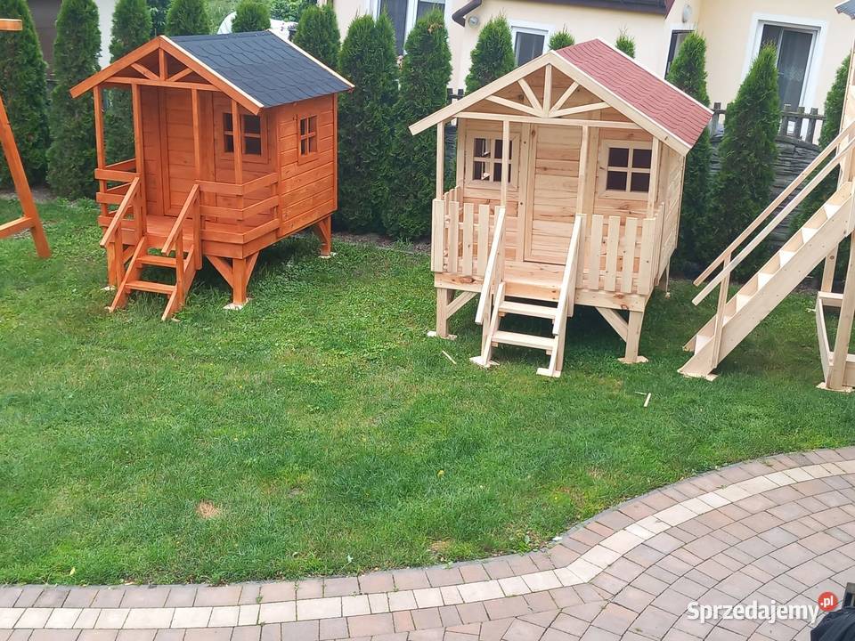 Domki drewniane place zabaw dzieci Mielec sprzedam