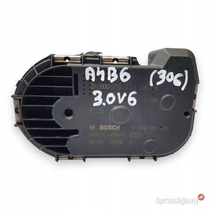 PRZEPUSTNICA Audi A4 B6 A6 C5 30L V6 078133062B Przepustnice Chełm