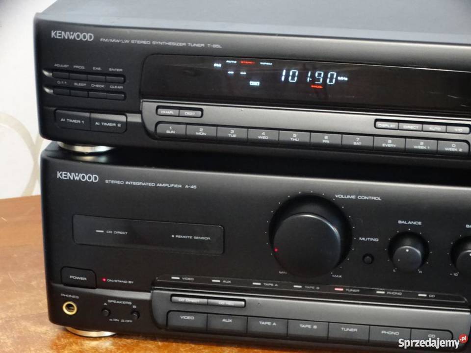 Wzmacniacz i tuner Kenwood A45 i T85L sprawny podkarpackie Jasło