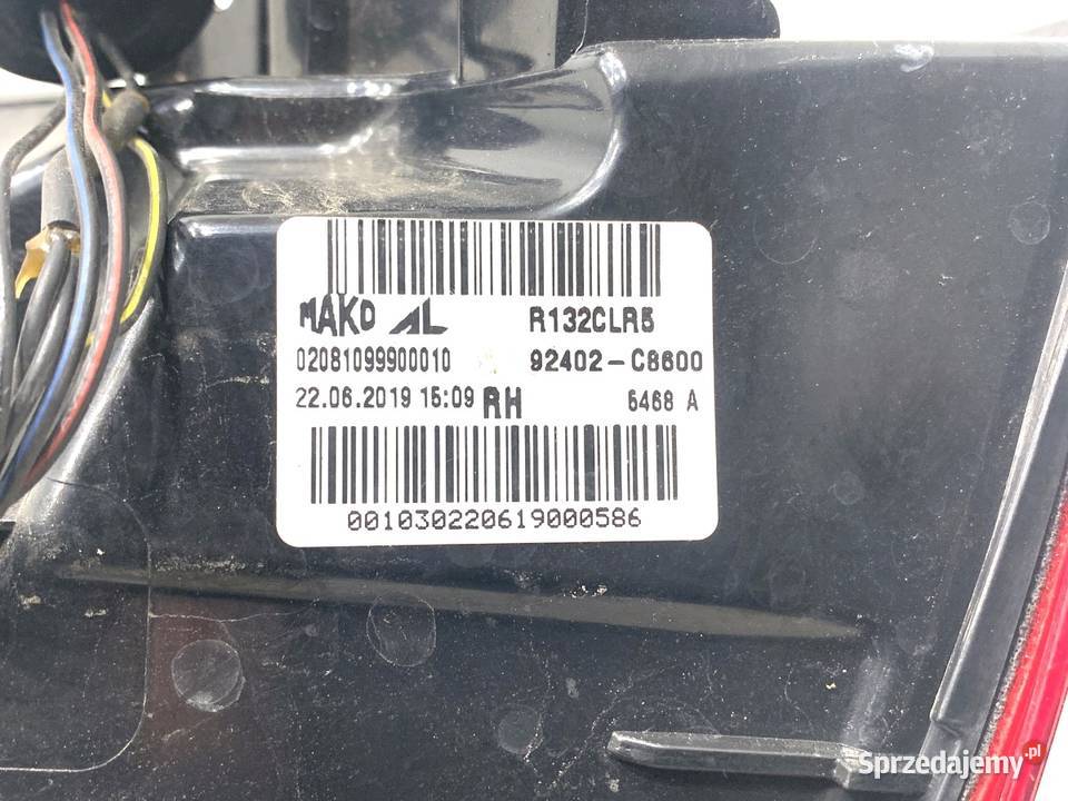 LAMPA PRAWY TYŁ HYUNDAI i20 II 92402C8600