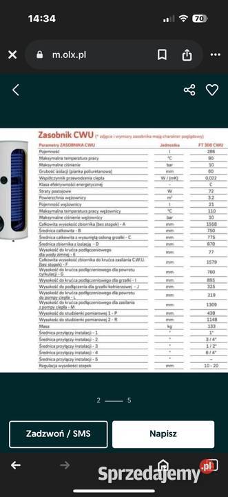 Pompa ciepła 19 KW Zbiornik CWU 300L Chełm