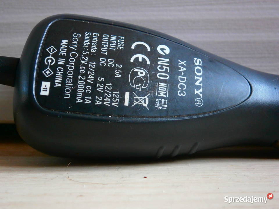 Ładowarka XADC3 SONY 52V 2000mA oryginał sprawna GPS i akcesoria Łódź