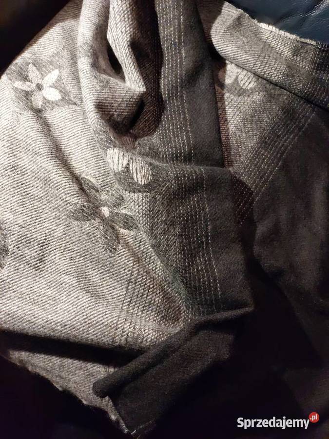 Nowy szal zebra i siwy z czarnym 180 x 70 Wrocław