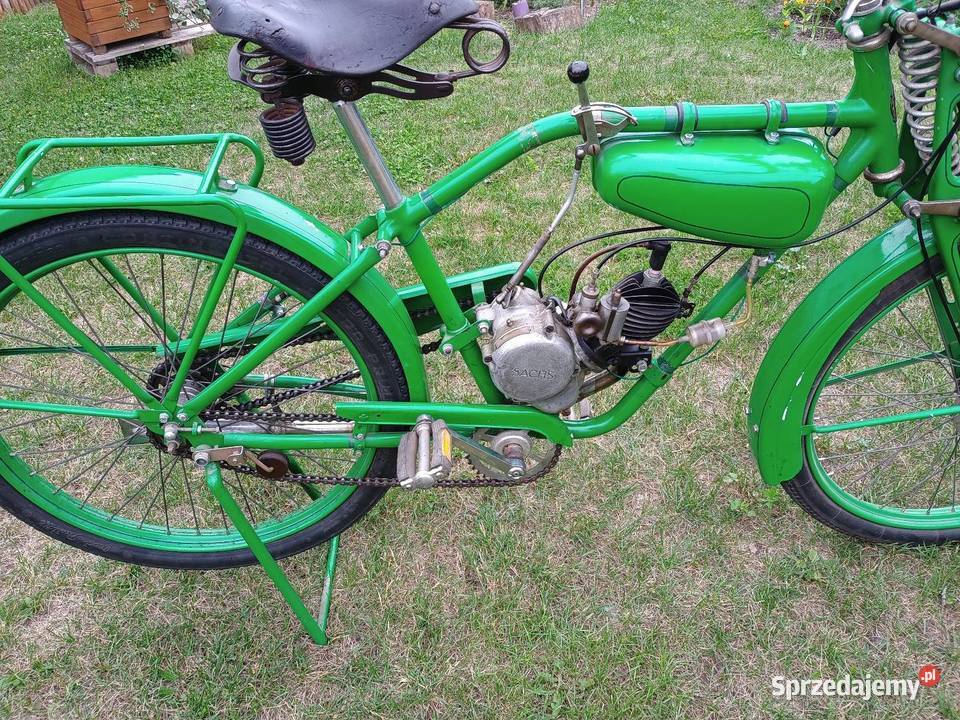 Bismarck z silnikiem Sachs 74 1932r zabytkowy motorower Kurzętnik