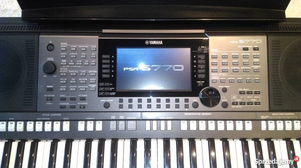 Sprzedam Keyboard YAMAHA PSR S770 zestaw Yamaha śląskie Bielsko-Biała