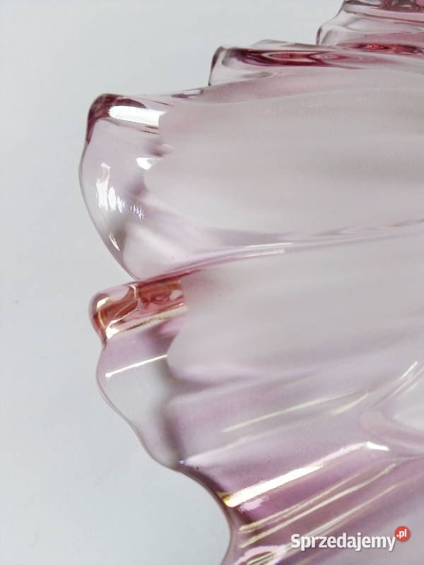 szklana patera Walther Glas Sylvia Satin Rose Częstochowa sprzedam