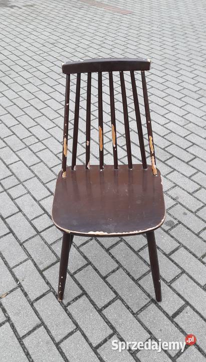 Krzesło patyczak MGrabiński Fameg design PRL Antyki, Sztuka, Kolekcje sprzedam