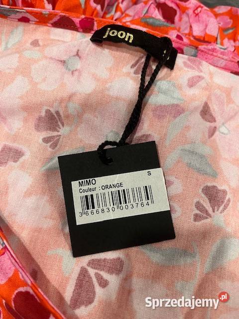 joon sukienka modny wzór kwiaty floral nowa zielony Choszczno