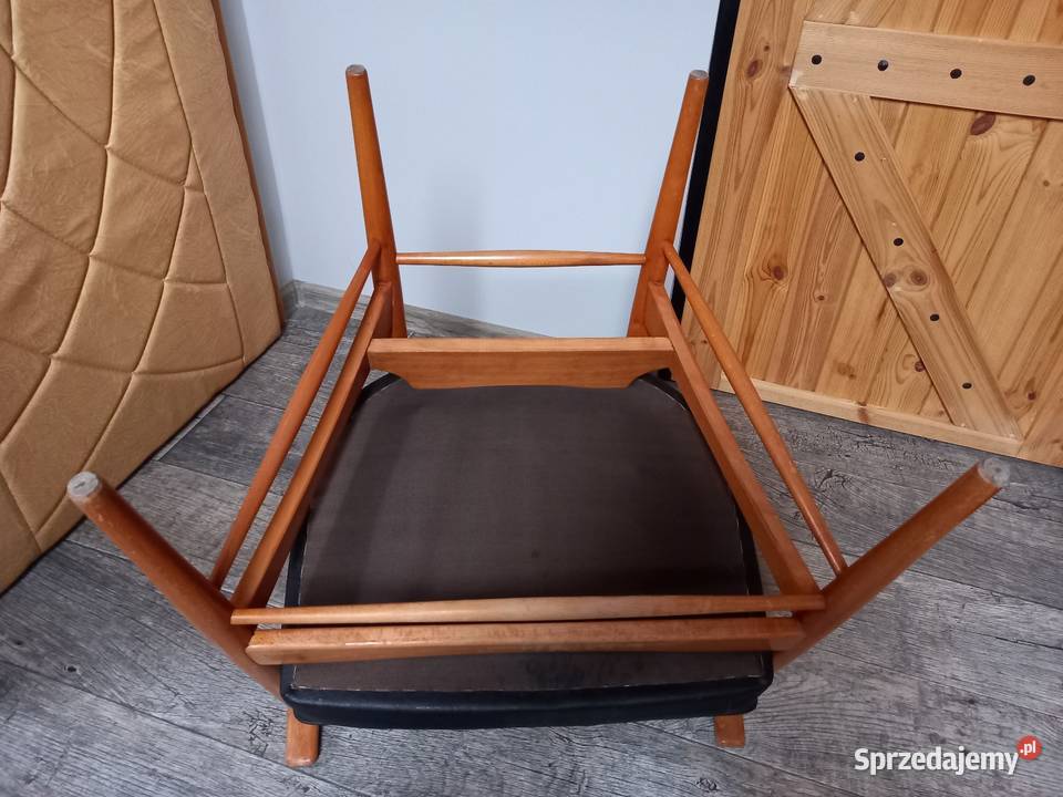 Stary fotel gabinetowy vintage wielkopolskie
