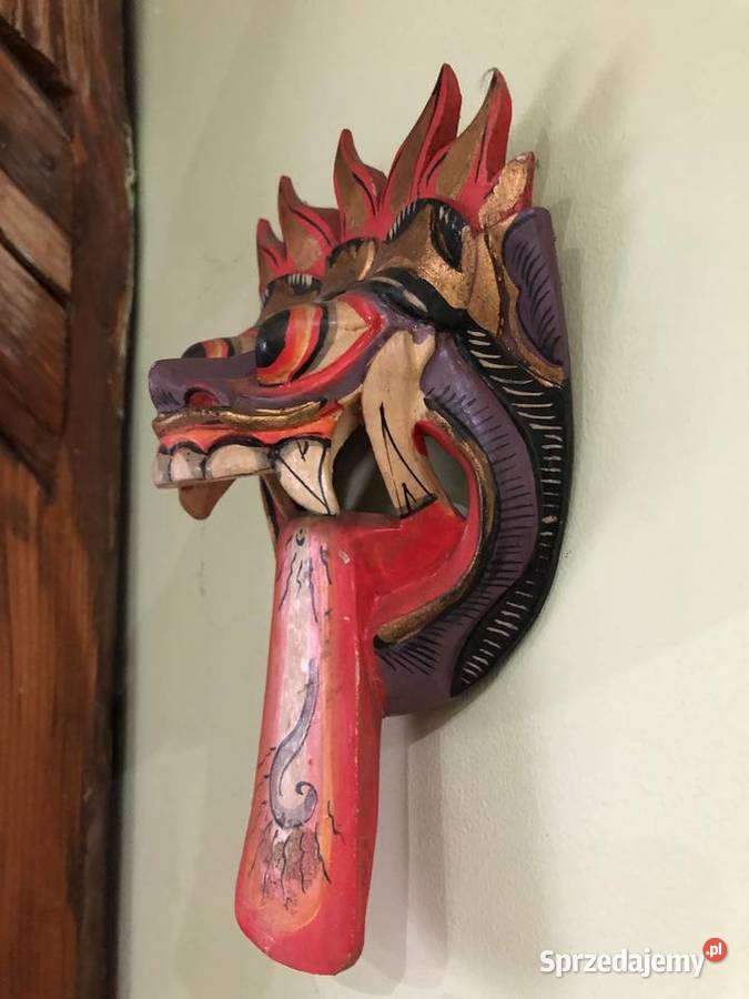 Maska etniczna plemienna Afryka Azja Bali Rękodzieło Kraków