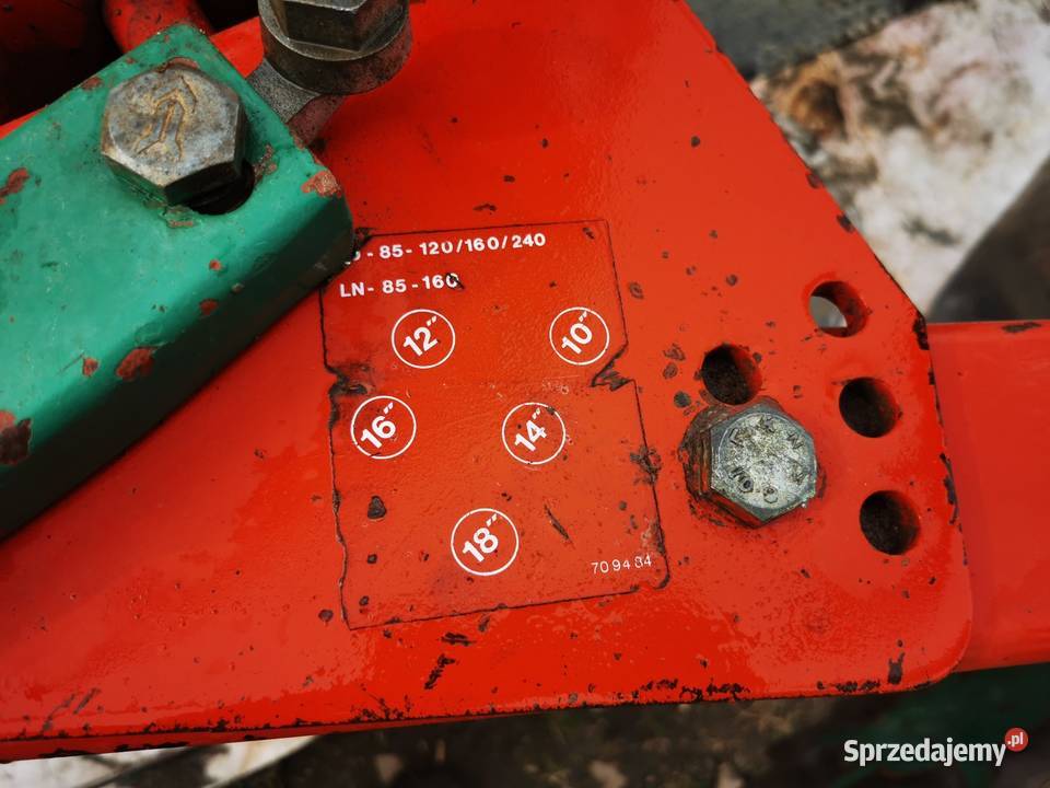 Pług Kverneland LD 85 3 skibowy obrotowy nieuszkodzony Strzyżew