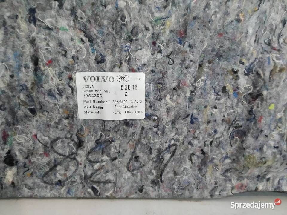 PODŁOGA BAGAŻNIKA DYWAN WYKŁADZINA 32228802