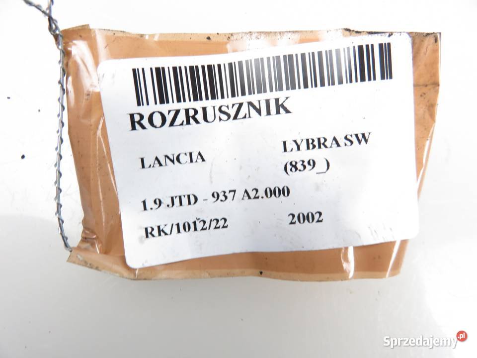 ROZRUSZNIK LANCIA LYBRA SW 839 19 JTD osobowe