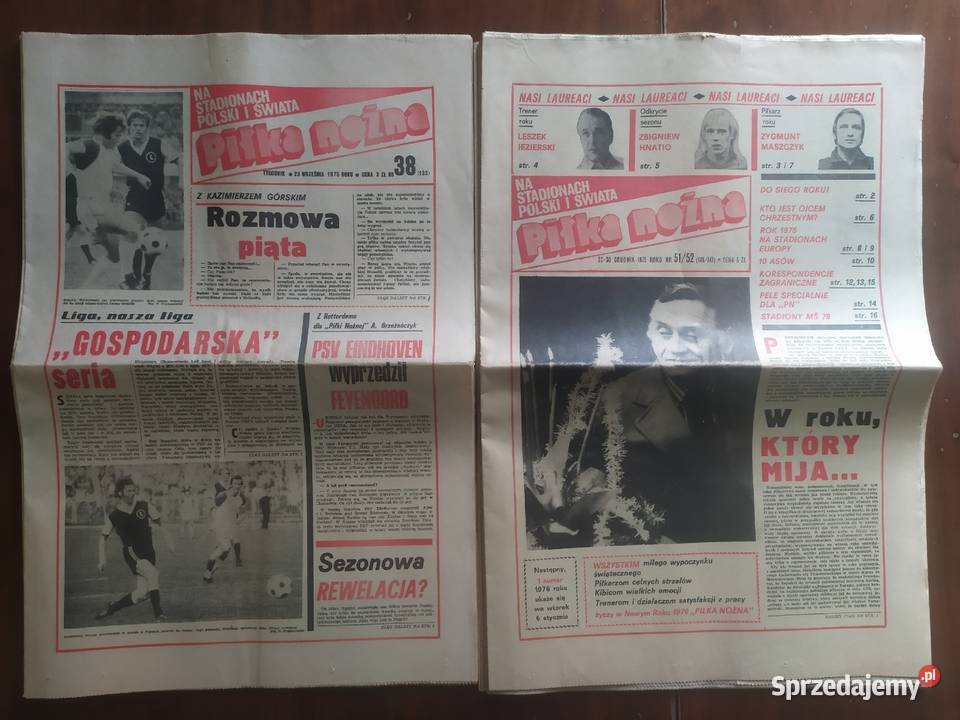 Tygodnik Piłka Nożna rocznik 1975 Łódź