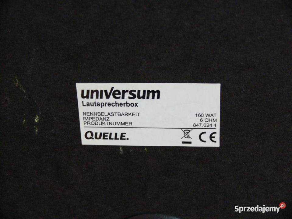 Wieża Universum VTCCD1052 USB mp3 kol Mocna Jasło