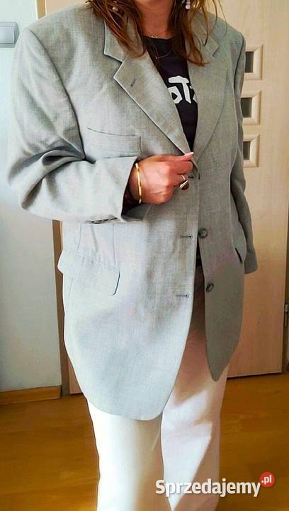 Marynarka z domieszką wełny oversize firmy CA