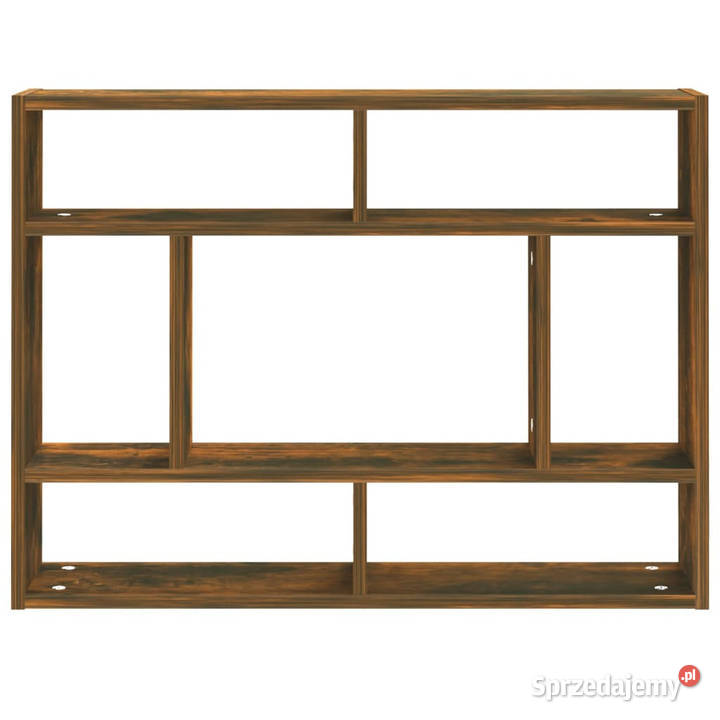 Półka ścienna przydymiony dąb 75x16x55 WM815843 mazowieckie Warszawa sprzedam