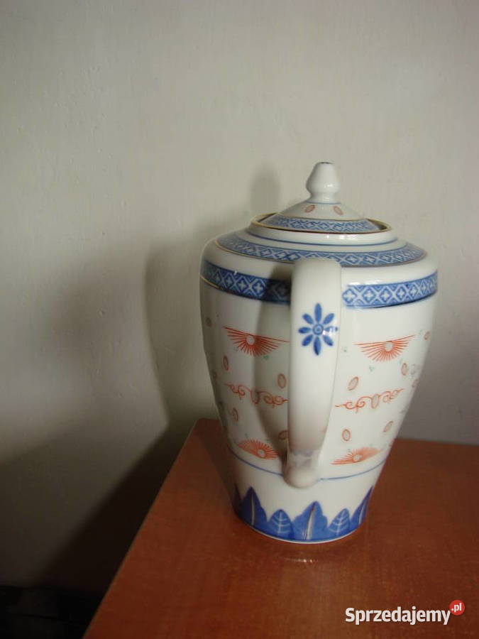 chińska porcelana ryżowa czajniczek Porcelana i szkło Pruszcz Gdański