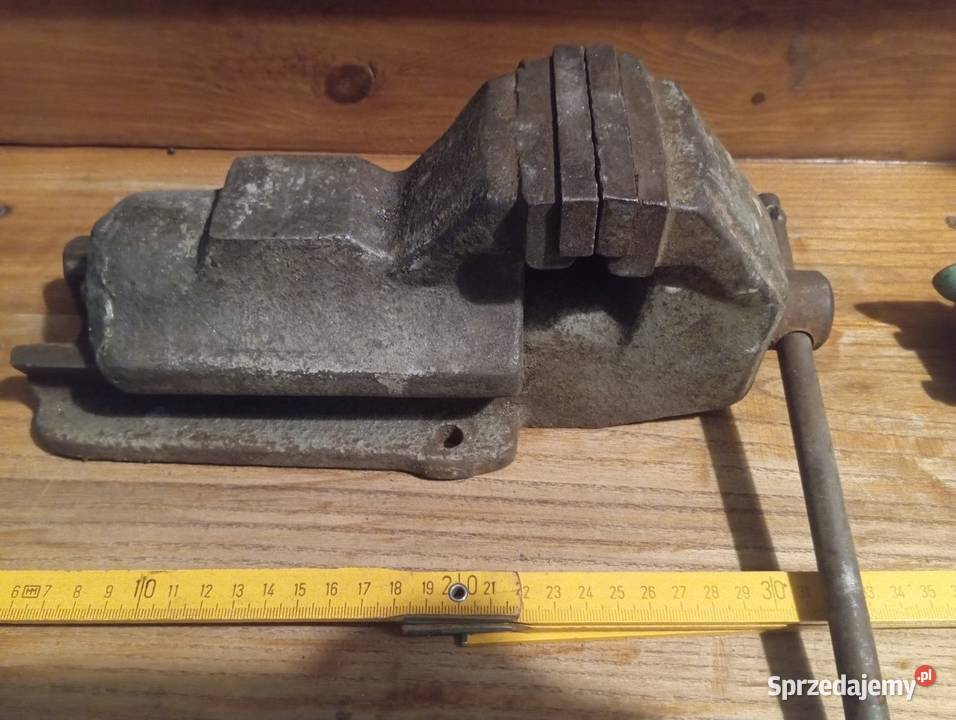 Stare imadło szerokość szczęk 80 mm