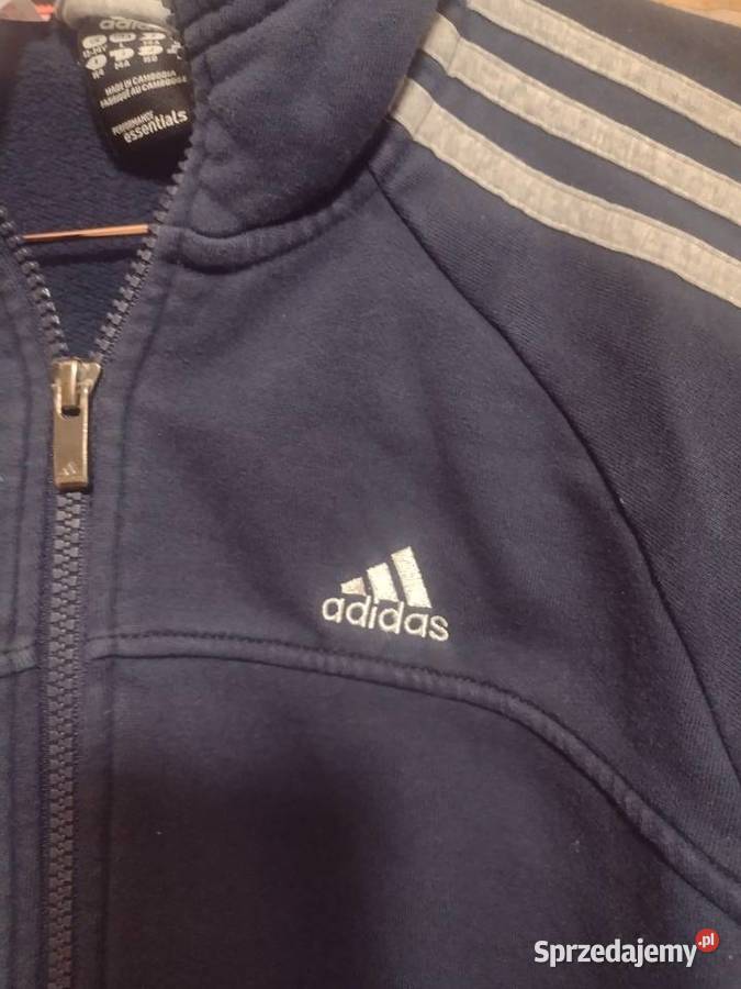 XSS ADIDAS Granatowa bluza sportowa z kapturem sprzedam