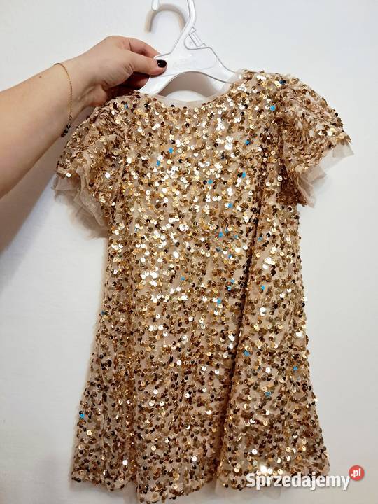 Sukienka z cekinami dziewczynki Łódź