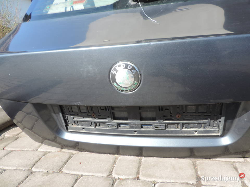 KLAPA BAGAZNIKA TYŁ TYLNA OCTAVIA II 2 HB Rok produkcji 2006 Nowy Sącz