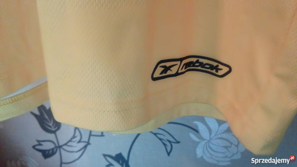 Reebok oryg Tschirt zótłty bez rękawówNa Świdnik