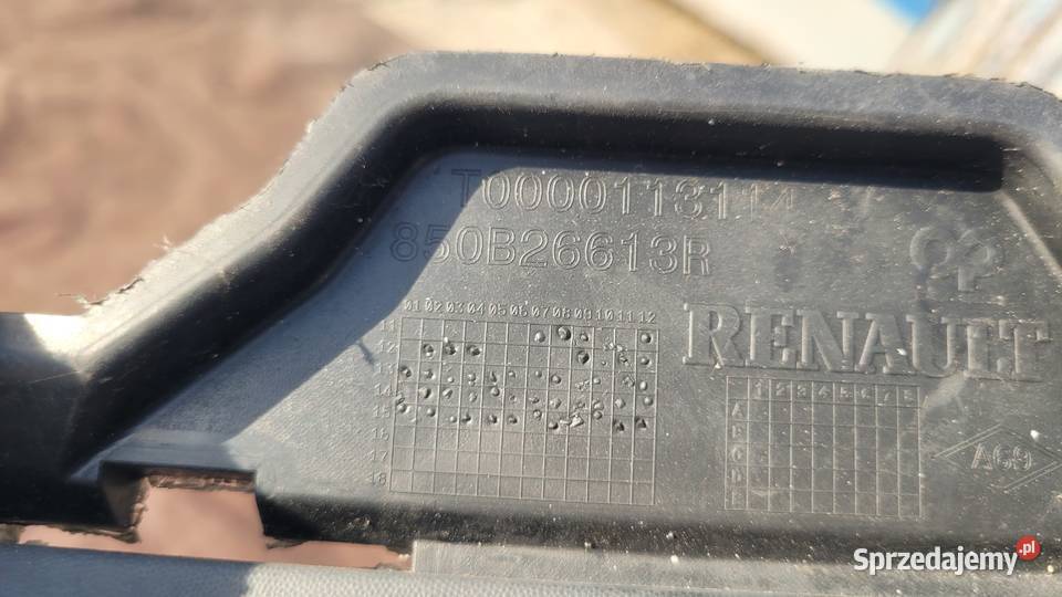 RENAULT CLIO IV HB DYFUZOR DOKŁADKA ZDERZAK TYŁ osobowe Ruda Śląska