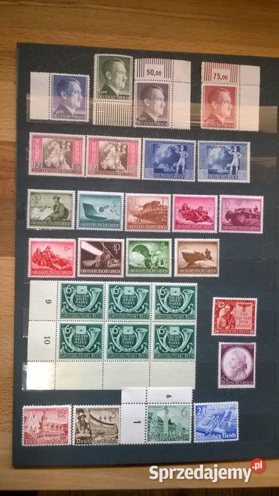 znaczki NIEMCY III RZESZA zestaw 62 czyste Warszawa