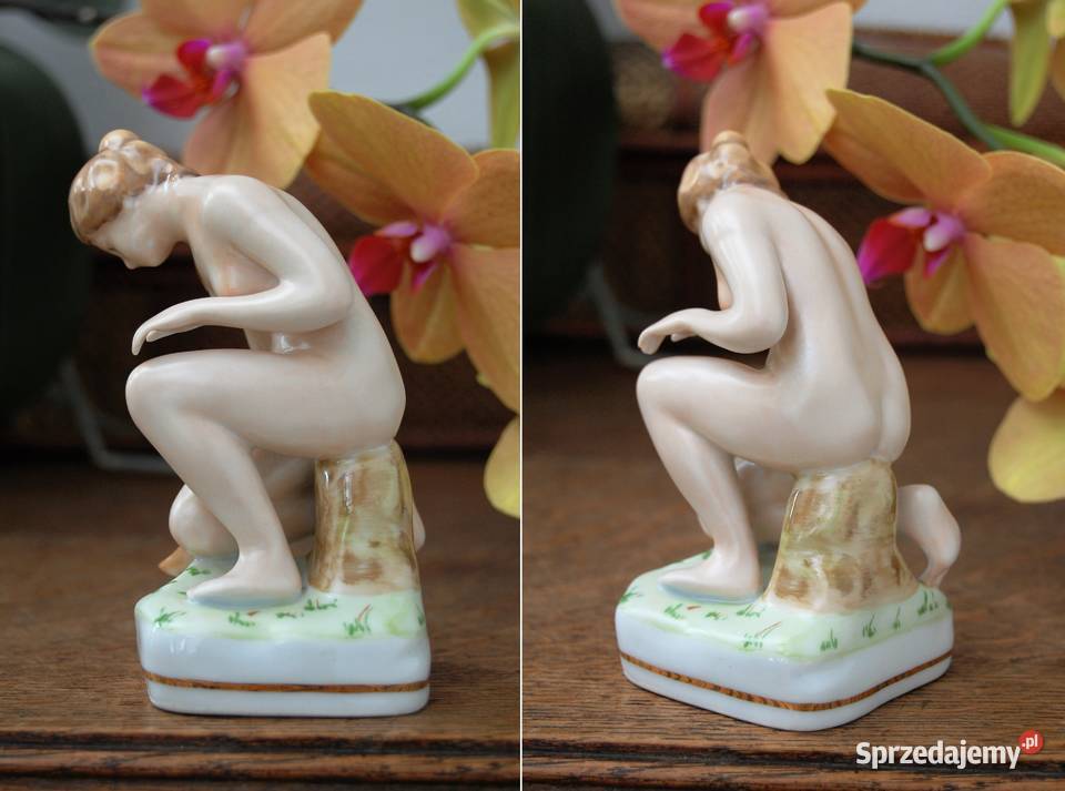 Figurka akt U źródła porcelana Ćmielów Lublin sprzedam