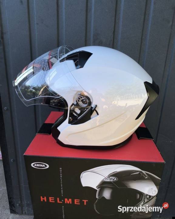 Kask motocyklowy Awina z blendą Kaski Plecka Dąbrowa