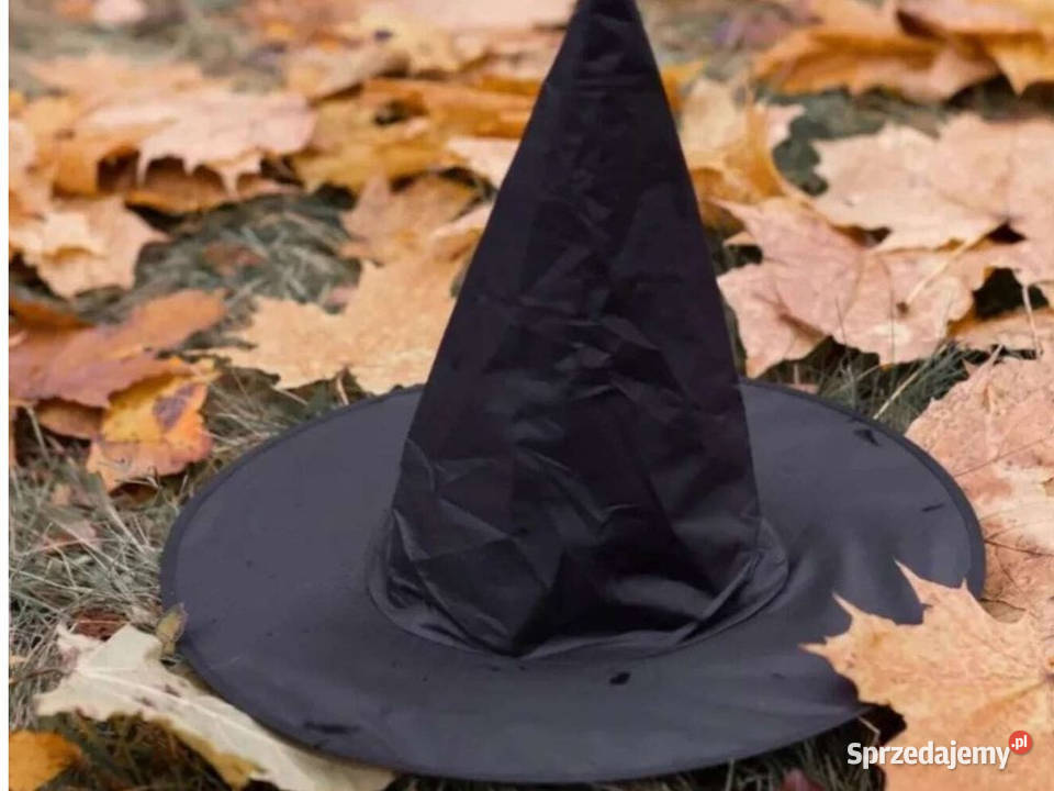 Kapelusz czarownicy halloween wiedźmy strój Biała Podlaska