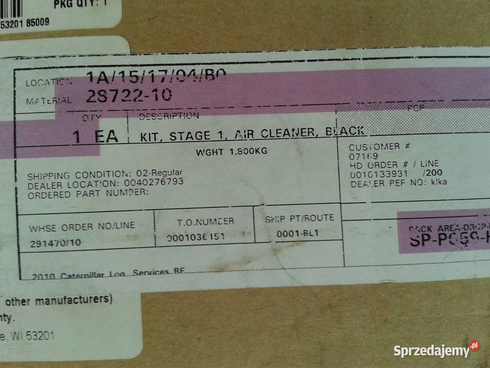 Harley filtr powietrza Screamin Eagle czarny Rybnik