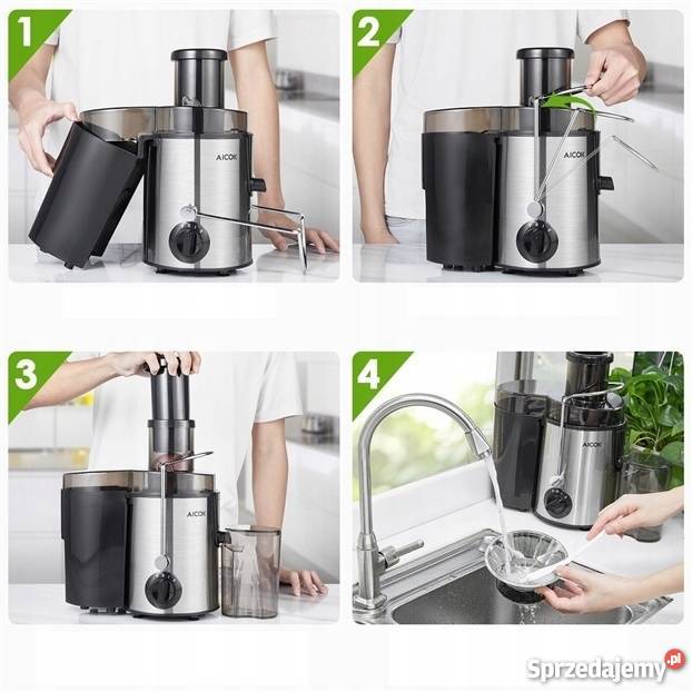 Sokowirówka Aicok AMR516 Owoce Warzywa Moc 400W lubelskie Lublin