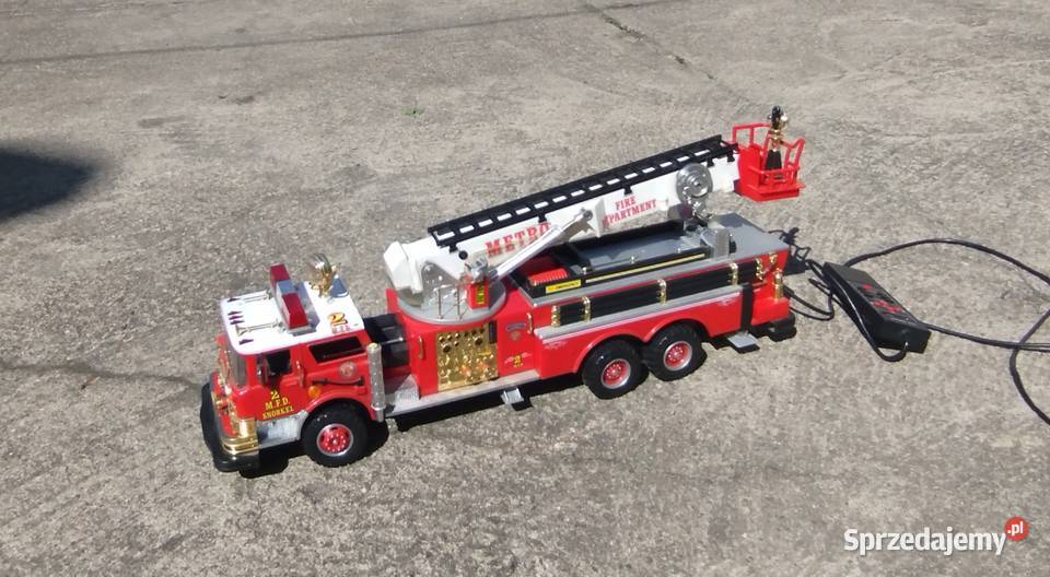 Wóz strażacki duży vintage z 1988 roku Opole