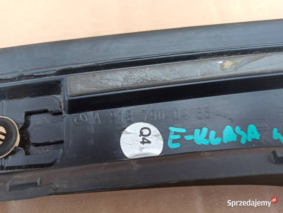 MERCEDES EKLASA W213 LISTWA SPOILER LOTKA KLAPY Trzciel sprzedam