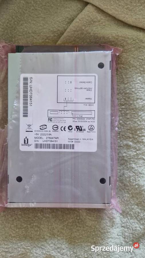 Iomega Z750ATAPI 750MB IDEATAPI zewnętrzny Mosina