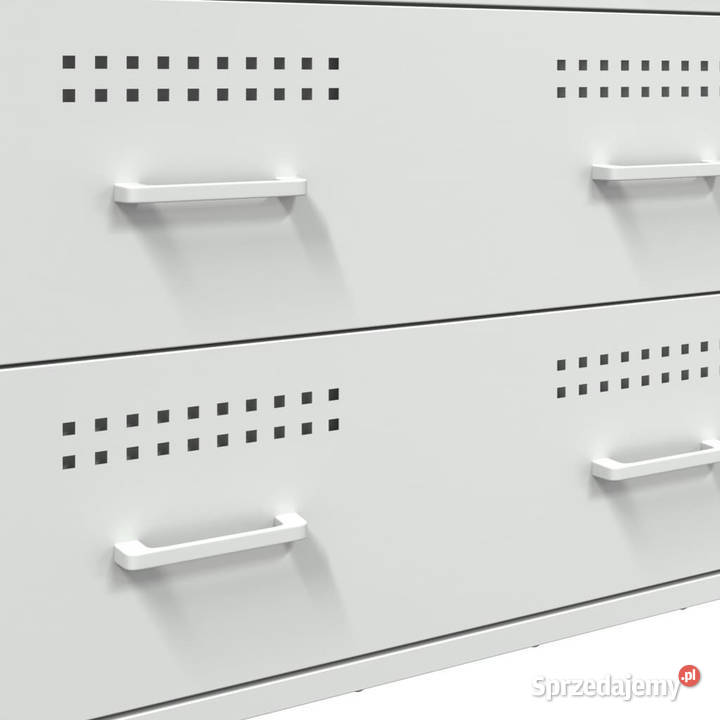 Szafka biała 68x39x89 stal WM842987 Pozostałe Warszawa