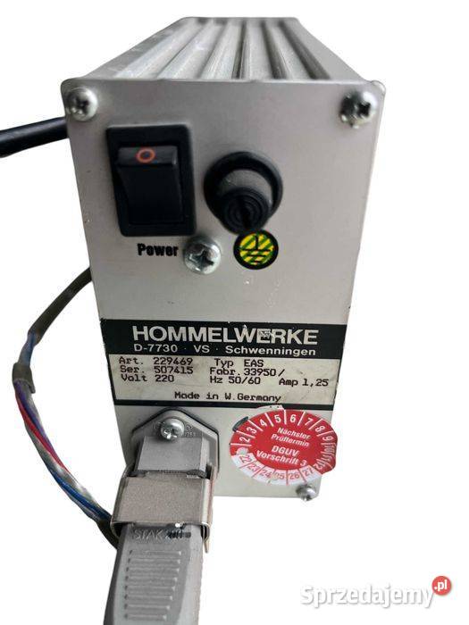 Urządzenie do pomiaru chropowatości HOMMEL WERKE Tuliszków sprzedam