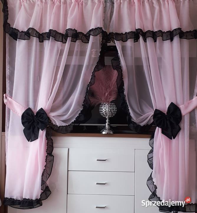 Firany różowe Mława