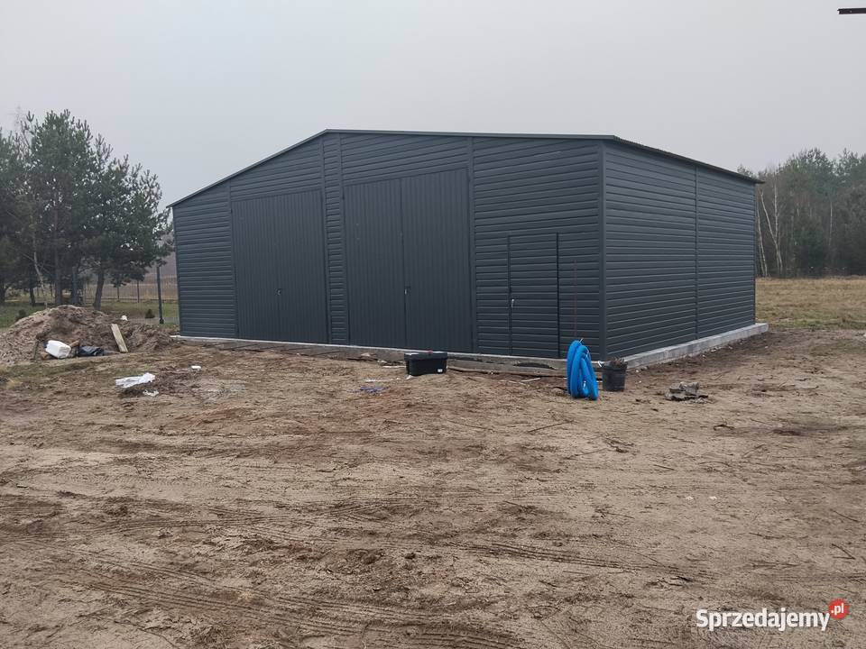 GARAŻ BLASZANY Grafit Konstrukcja Magazyn Hala blacha Sanok sprzedam