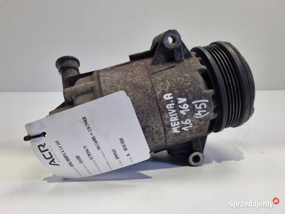 SPRĘŻARKA KLIMATYZACJI Opel Meriva A 16 16V osobowe Części samochodowe