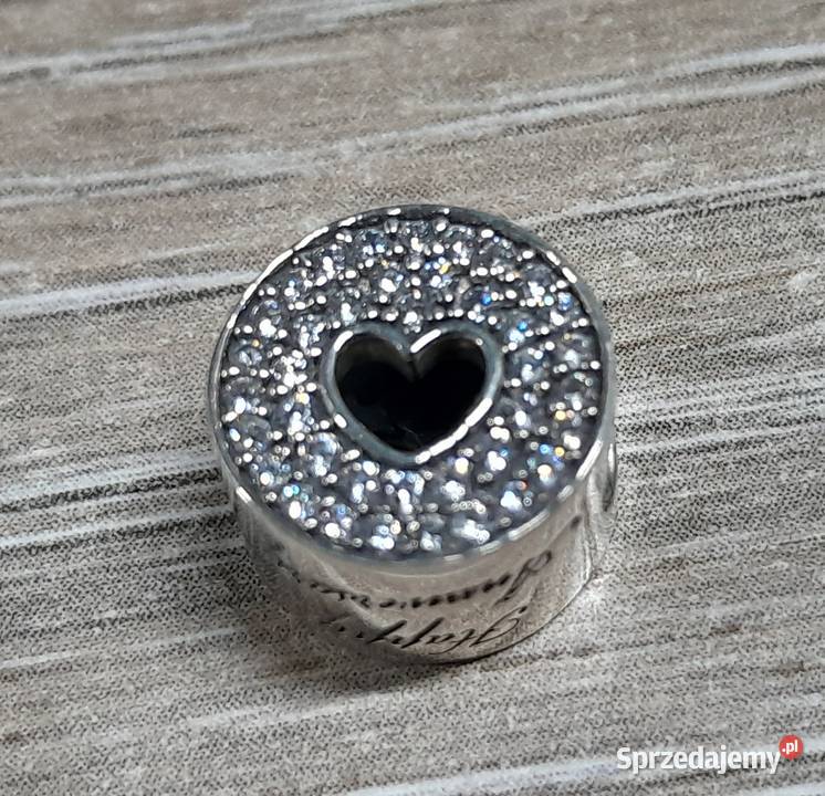 Pandora Charm Moments koralik z dziurką w srebro sprzedam