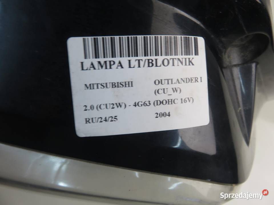 LAMPA LEWA TYLNA MITSUBISHI OUTLANDER I CUW małopolskie